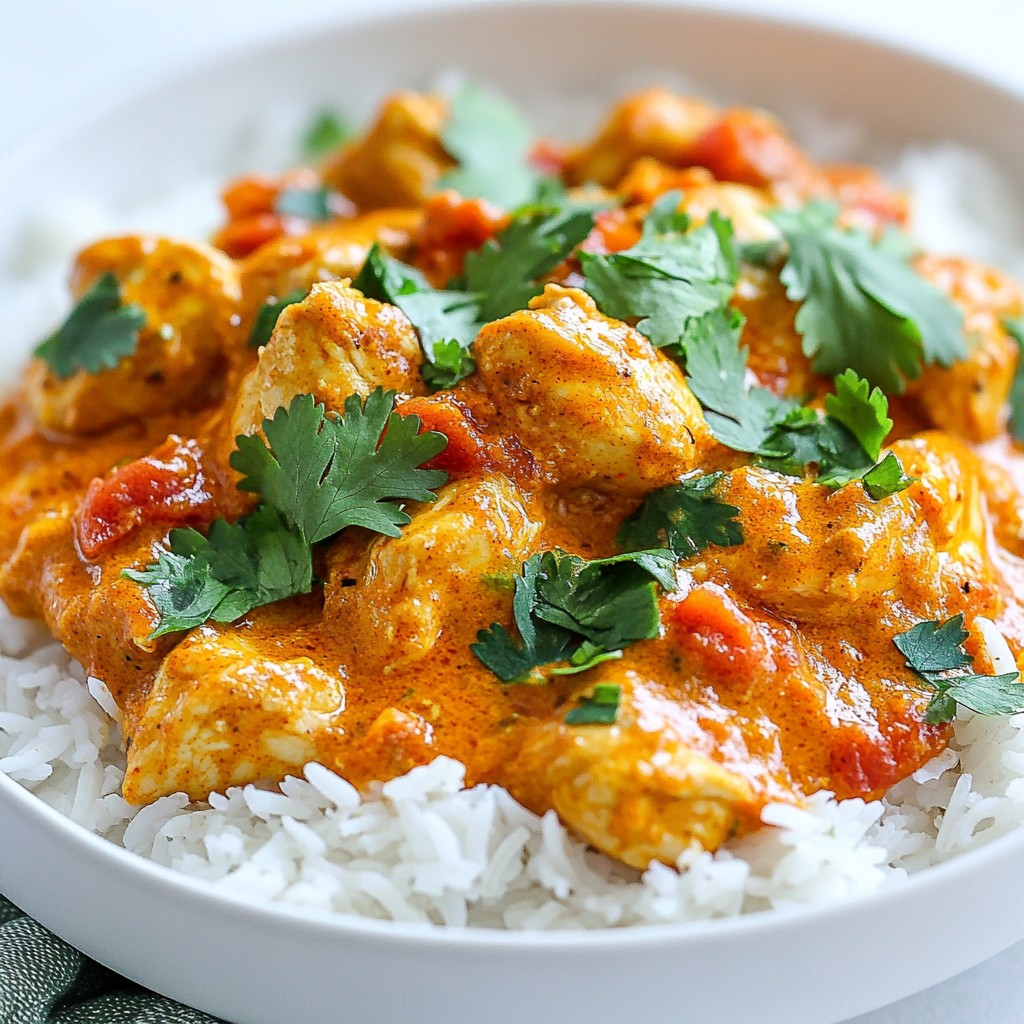Instant Pot Chicken Tikka Masala Flavorful Dish