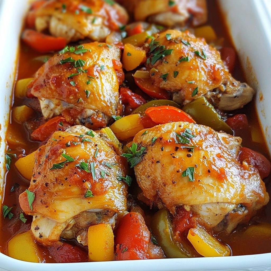 Succulent Slow Cooker Chicken Cacciatore Recipe