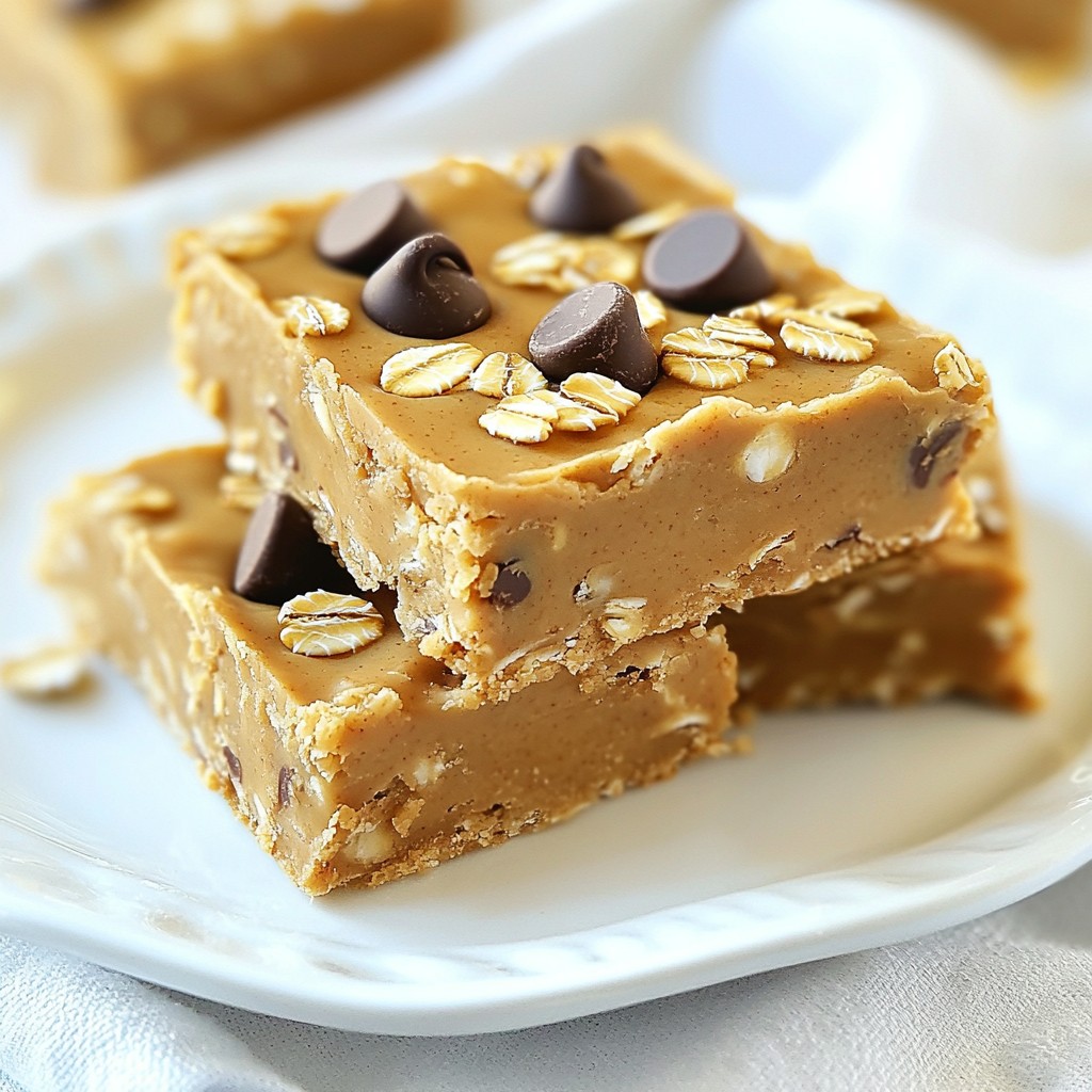 No-Bake Peanut Butter Bars Easy and Delicious Recipe
