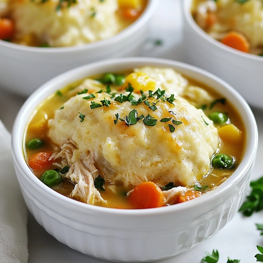 Savory Crockpot Chicken and Dumplings Casserole Recipe