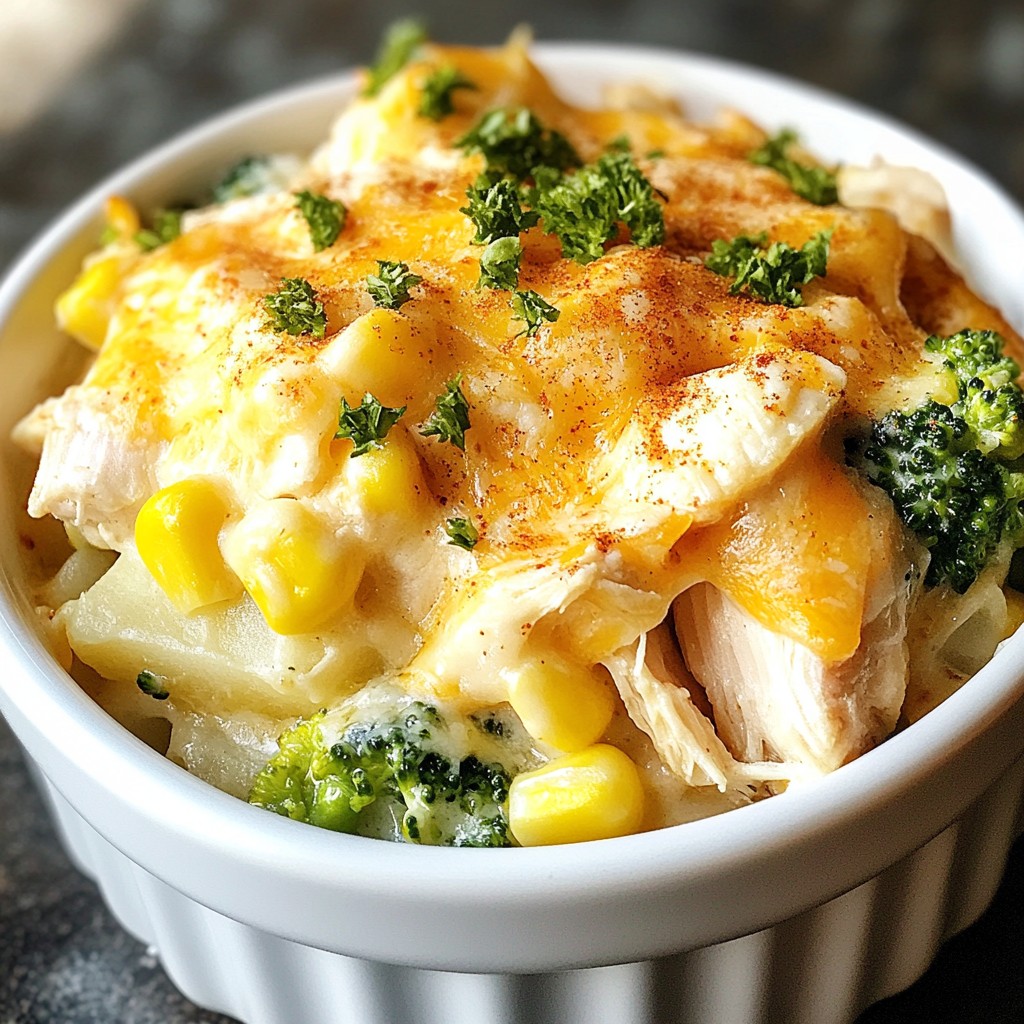 Loaded Chicken Ranch Casserole Easy and Comfort Food