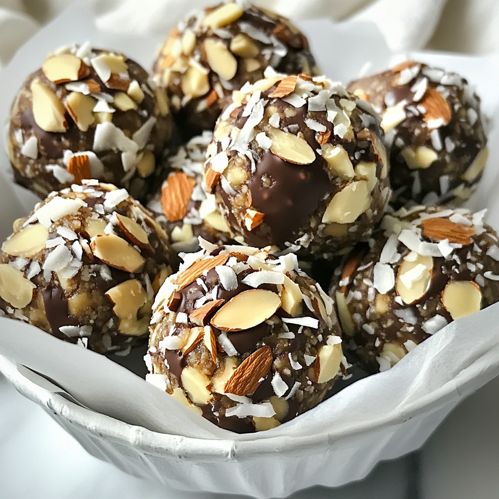 Almond Joy Energy Balls Healthy and Tasty Snack