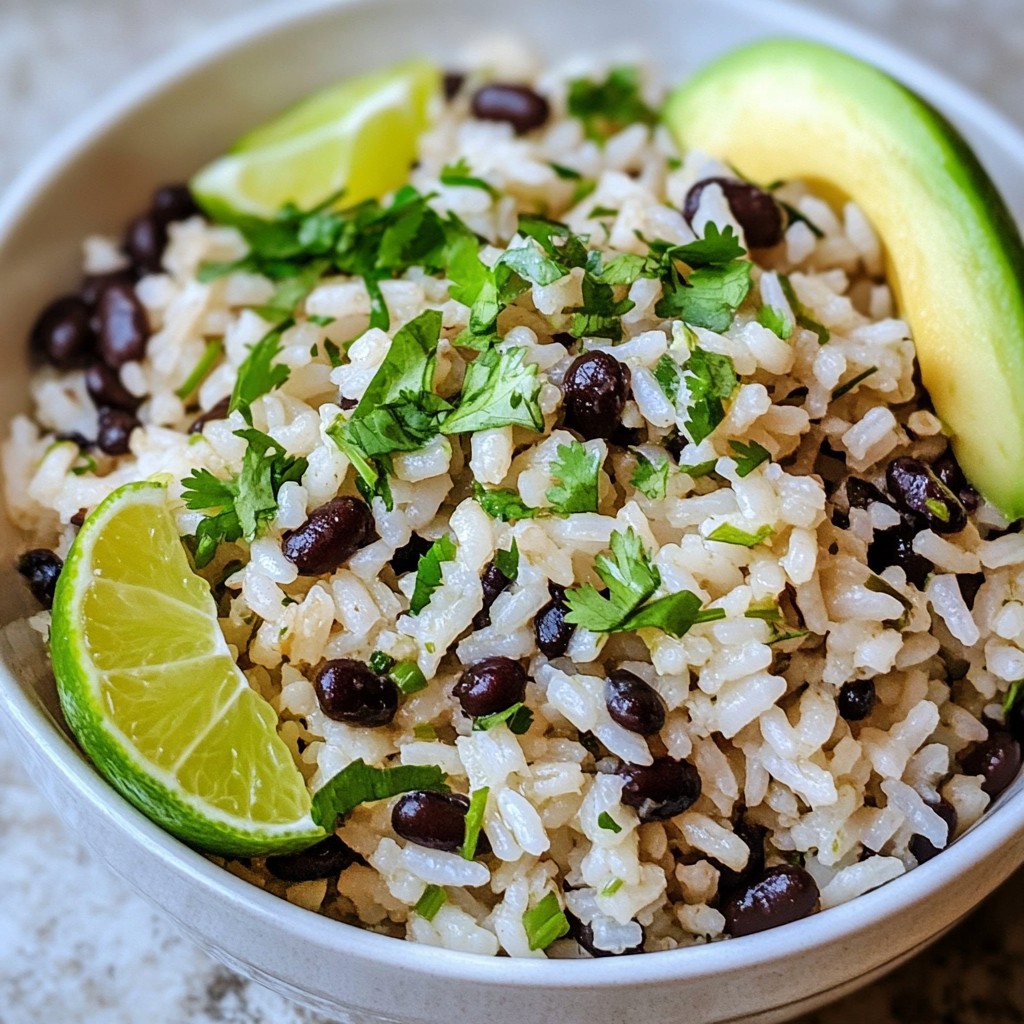 Cilantro Lime Rice and Beans Flavorful and Easy Dish