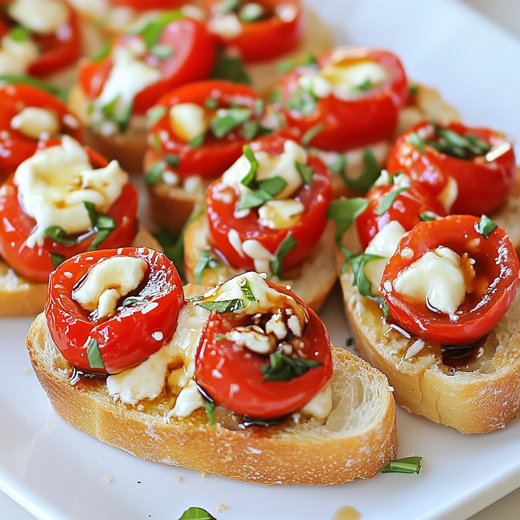 Cherry Tomato Bruschetta Flavorful Simple Delight