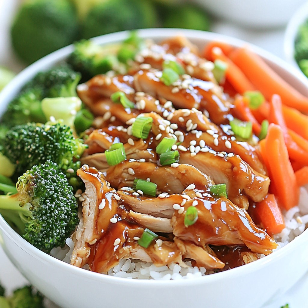 Set and Forget Teriyaki Chicken Bowls Simple Meal