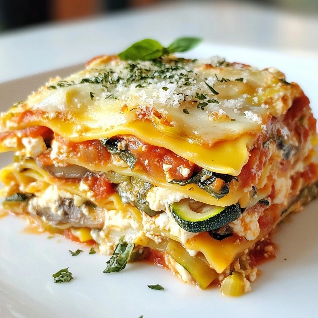 Hearty Crockpot Vegetable Lasagna Easy and Delicious Meal