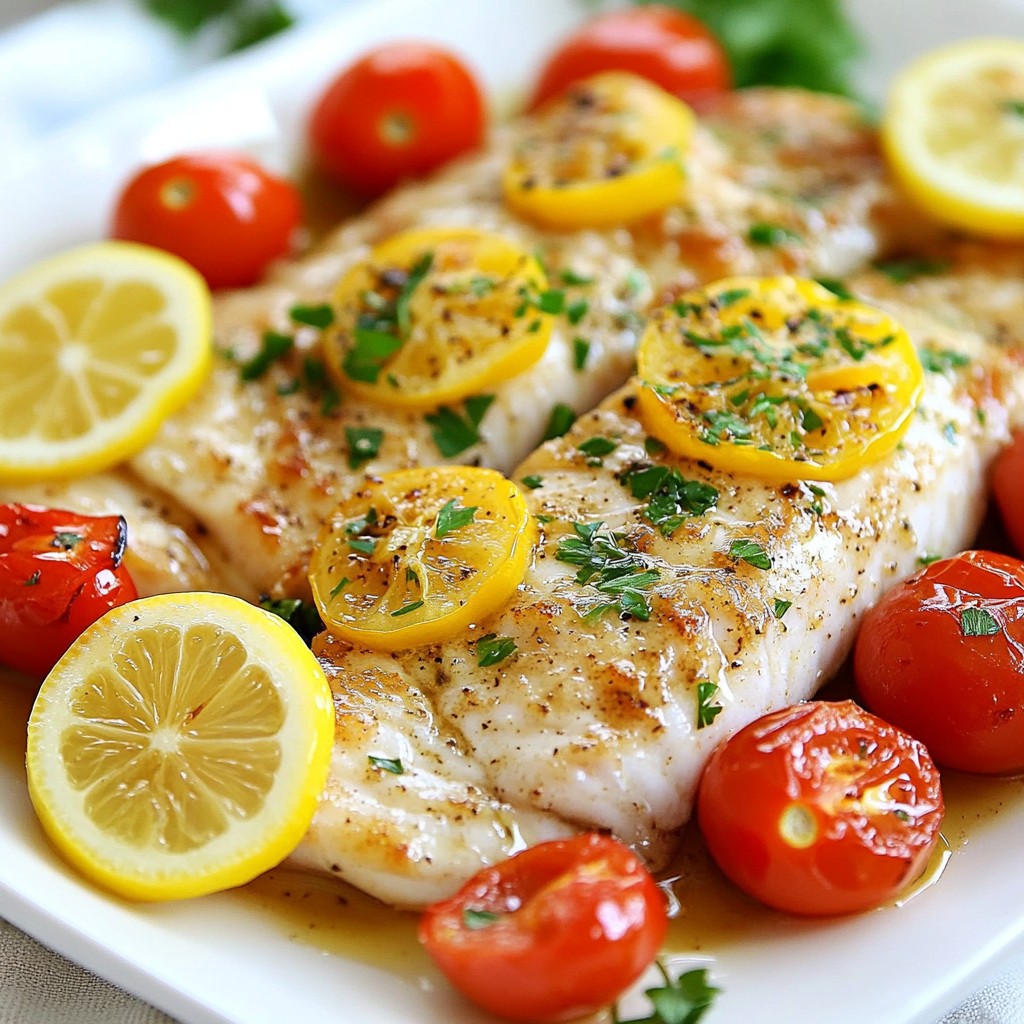 Flavorful Slow Cooker Lemon Garlic Fish Delight