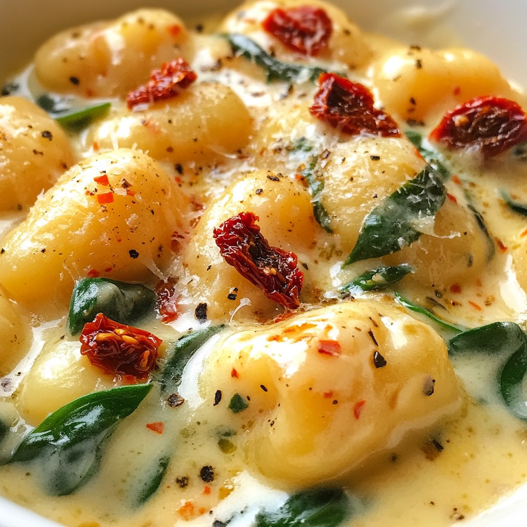 Creamy Sun Dried Tomato Gnocchi Flavorful Delight
