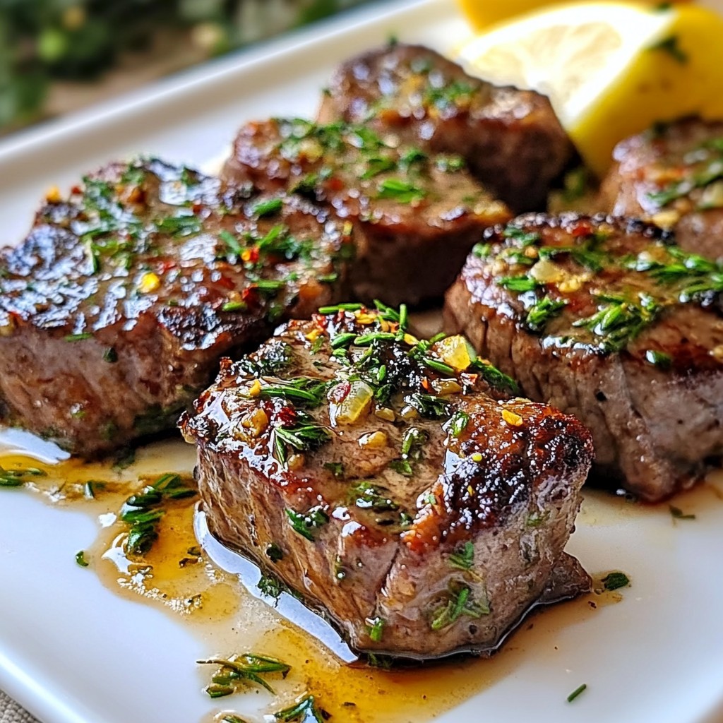 Garlic Herb Butter Steak Bites Quick and Flavorful Dish