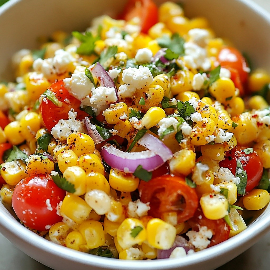 Mexican Street Corn Salad Flavorful and Fresh Delight