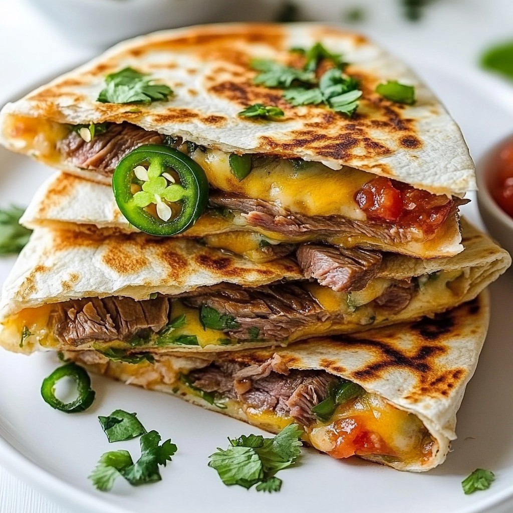 Spicy Steak Quesadilla Melt Flavorful and Easy Recipe