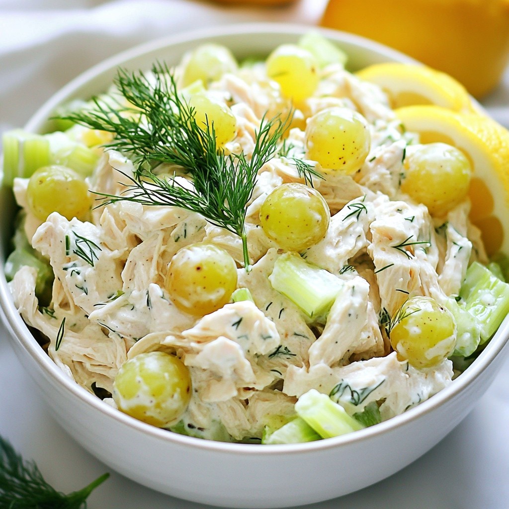 Greek Yogurt Chicken Salad Simple and Tasty Meal