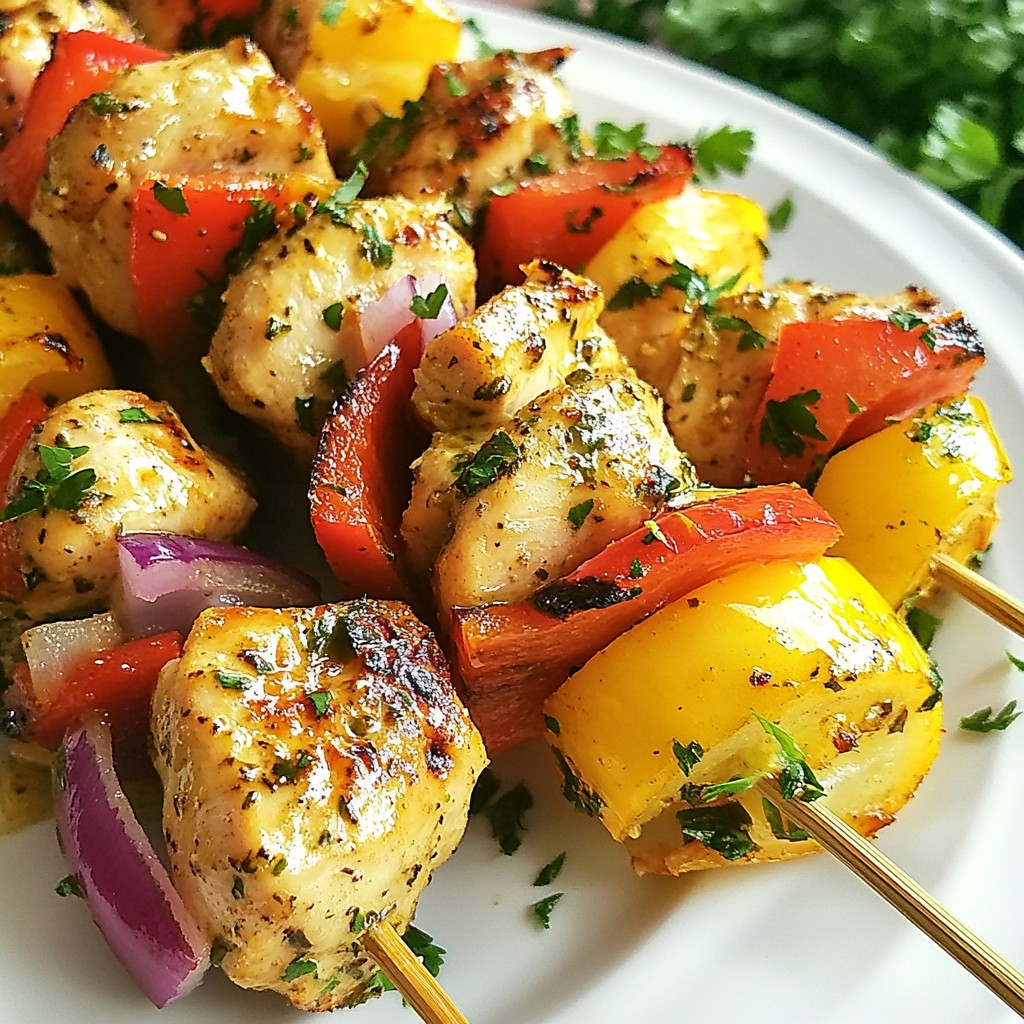 Greek Lemon Chicken Skewers Flavorful Grilling Guide