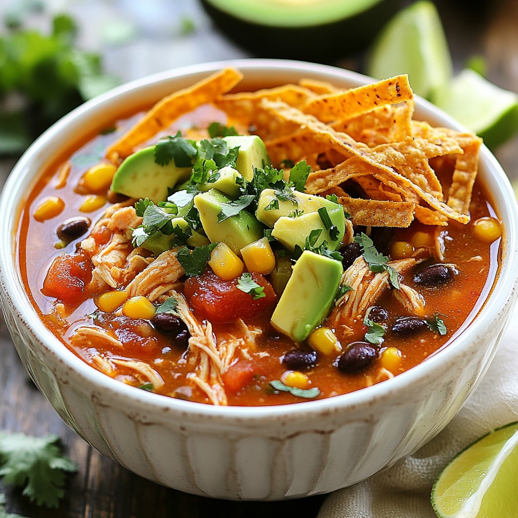 Instant Pot Chicken Tortilla Soup Flavorful and Easy