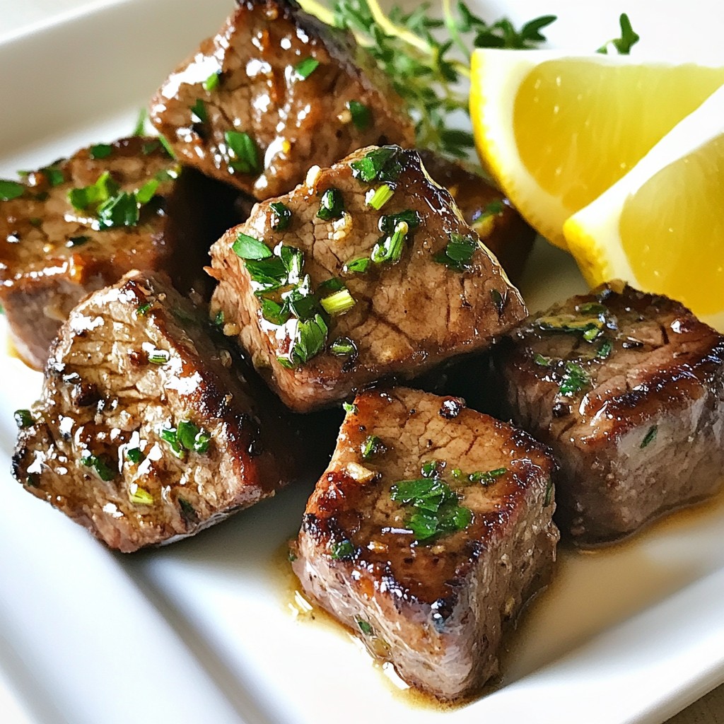 Garlic Butter Steak Bites Simple and Flavorful Treat