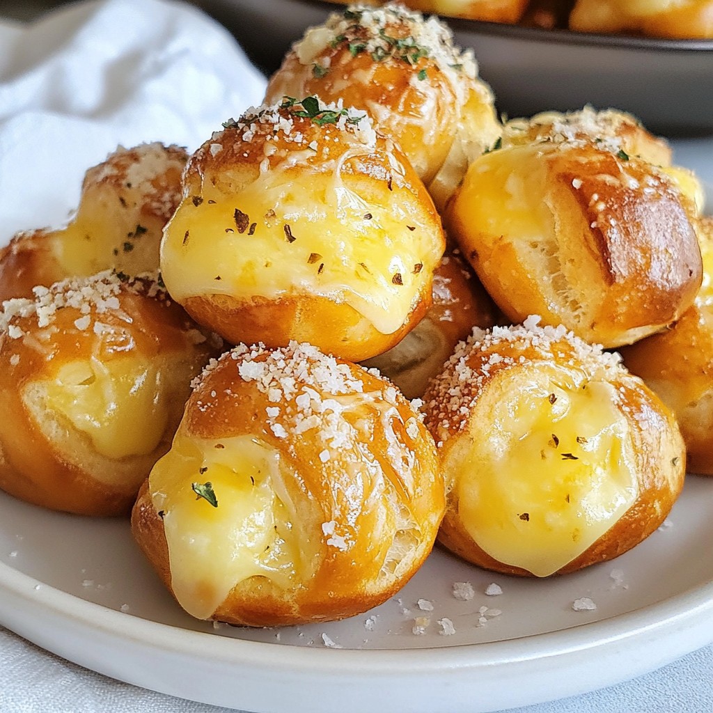 Garlic Parmesan Pretzel Bites Tasty Homemade Snack