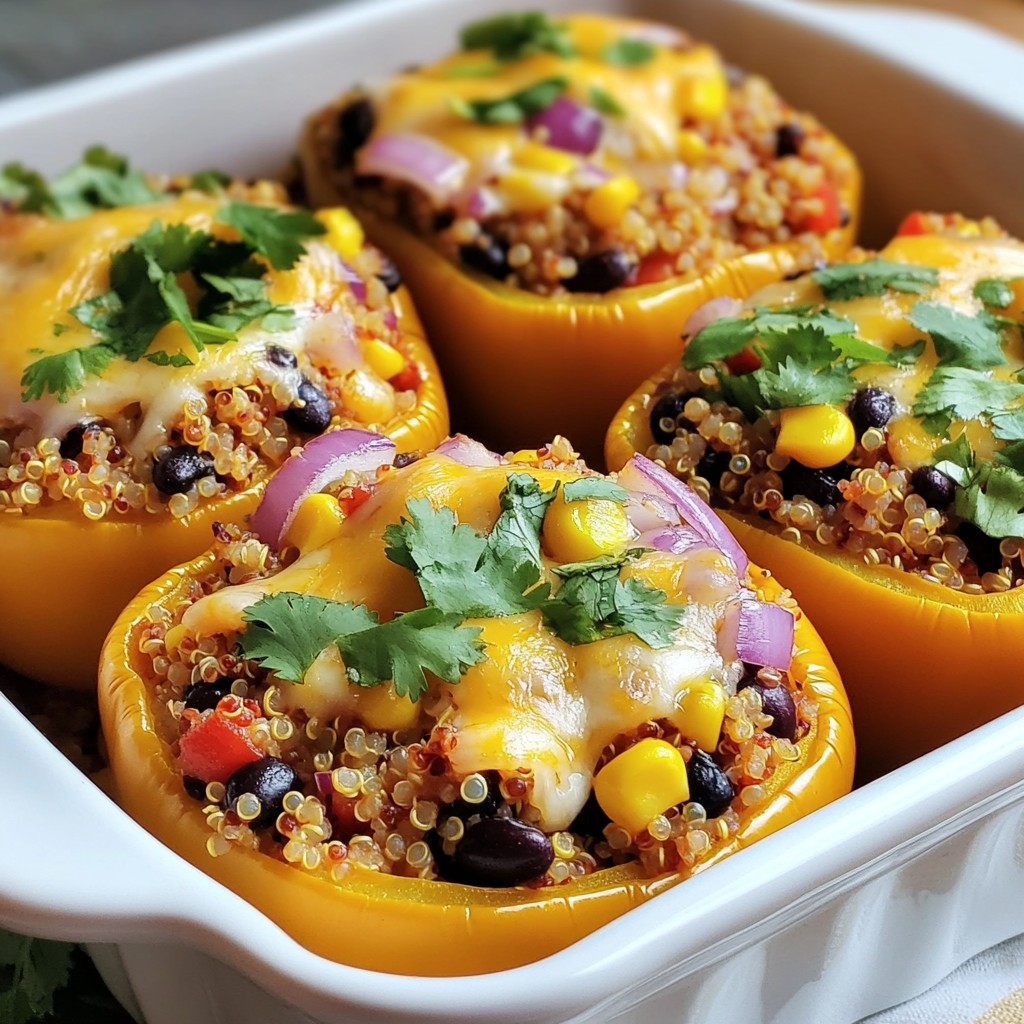 Set and Forget Stuffed Bell Peppers Flavorful Meal