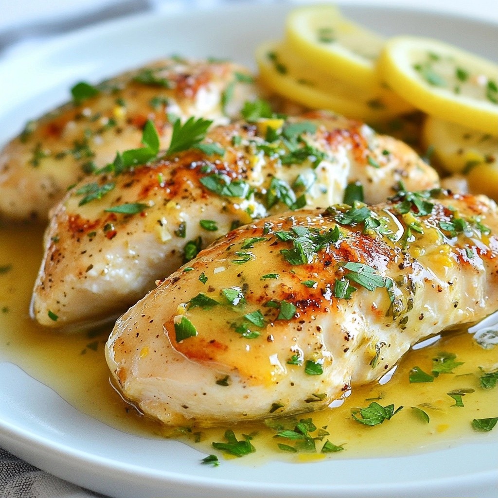 Juicy Crockpot Lemon Thyme Chicken Breasts Recipe