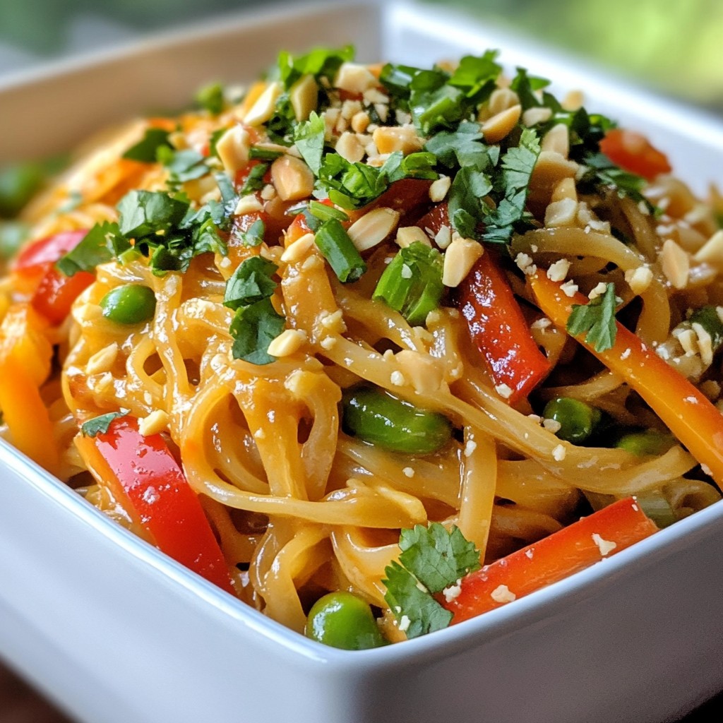 Spicy Thai Peanut Noodles Flavorful and Easy Recipe