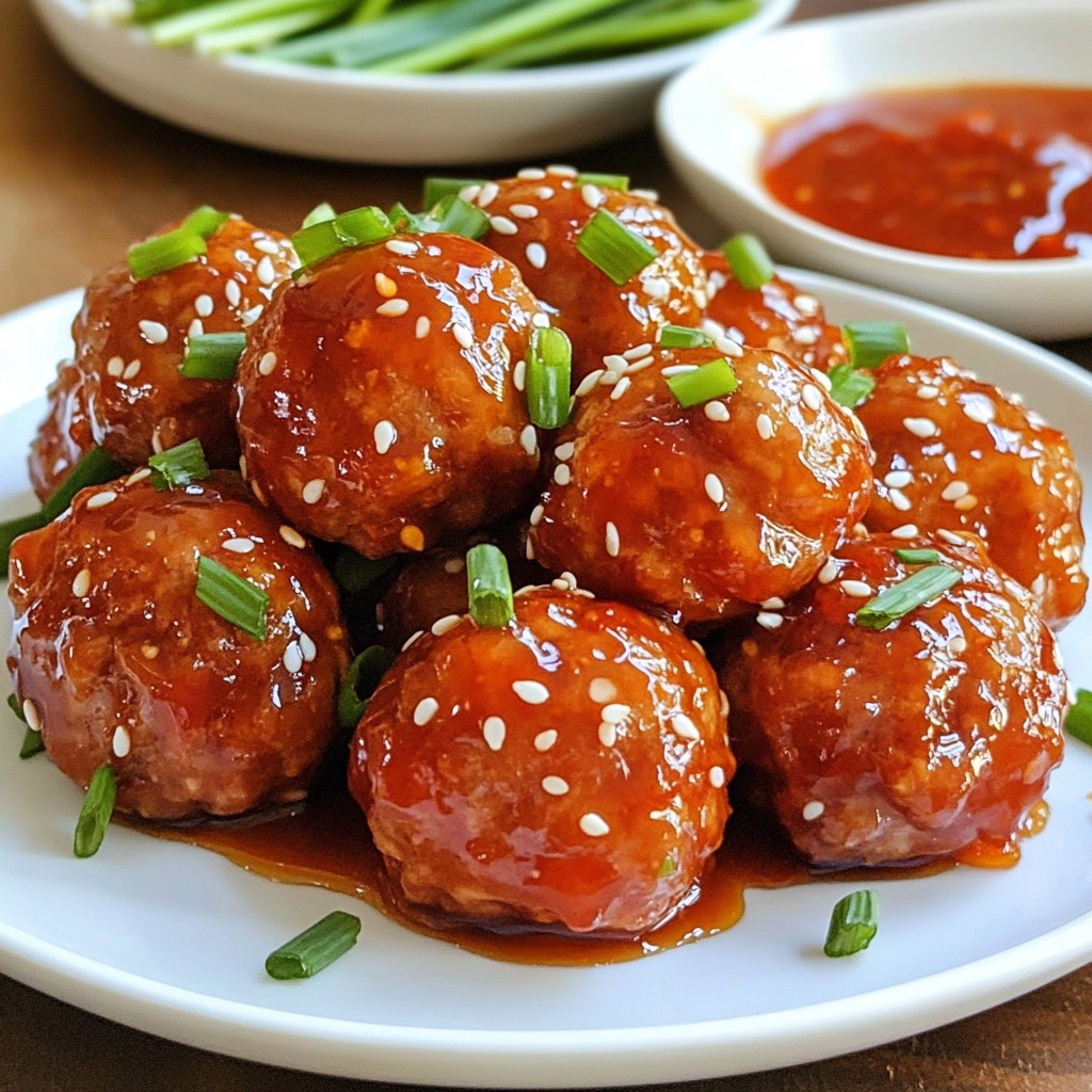 Honey Sriracha Meatballs Flavorful and Easy Recipe