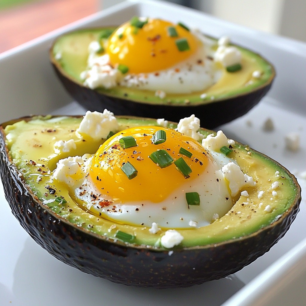 Avocado Egg Breakfast Boats Tasty and Simple Meal
