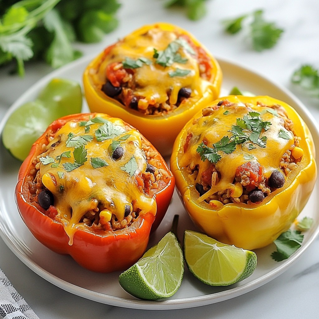Cheesy Taco Stuffed Peppers Easy and Flavorful Recipe