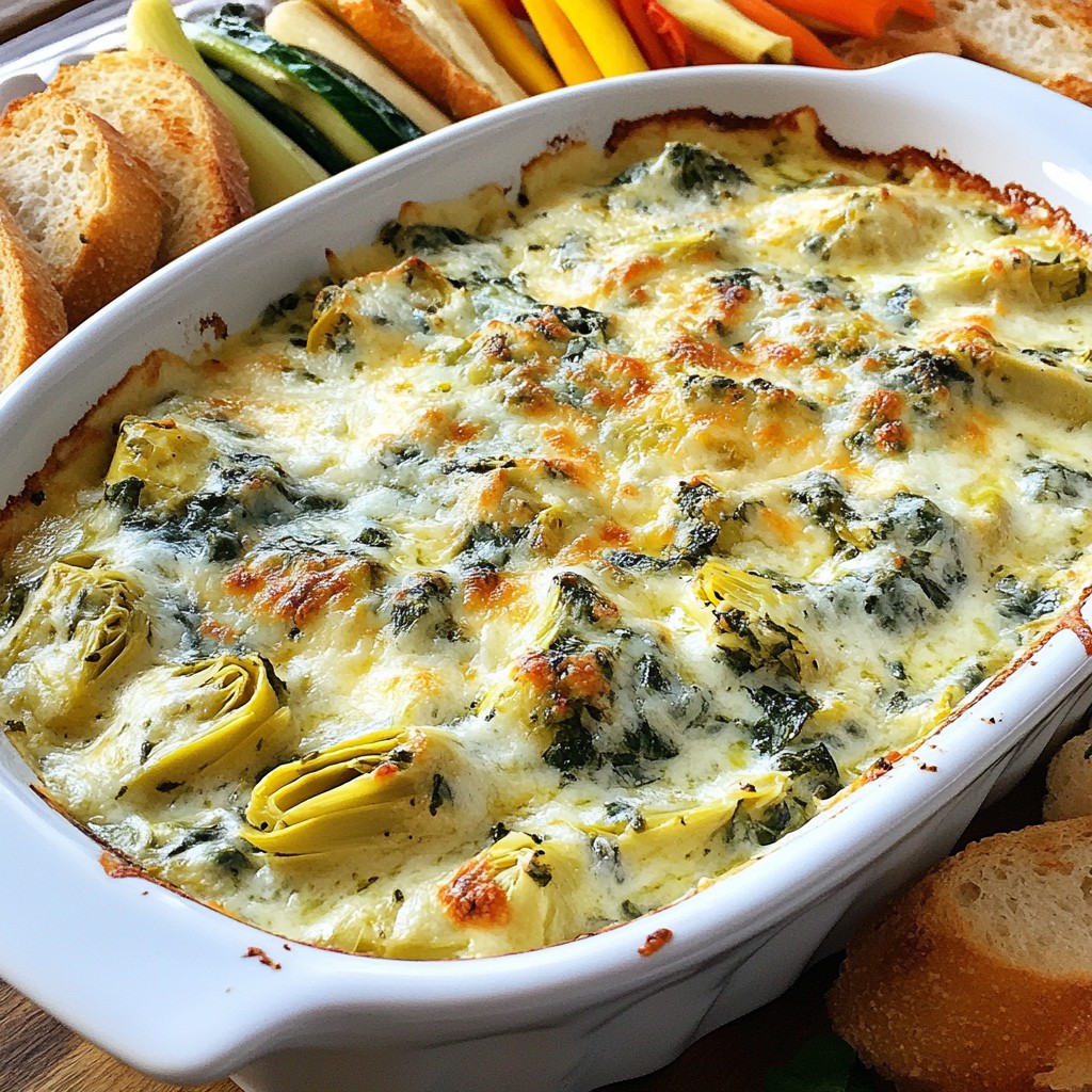 Creamy Spinach Artichoke Dip Irresistible and Easy