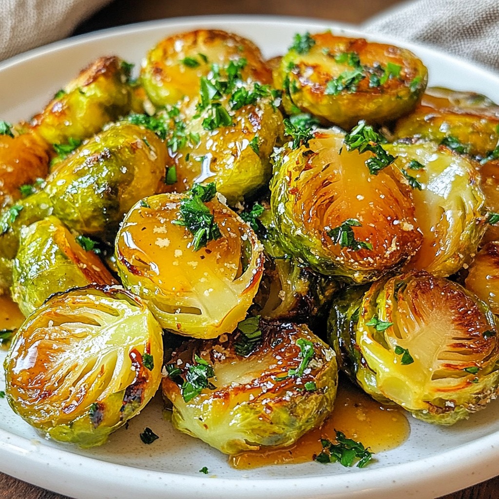 Crispy Honey Butter Brussels Sprouts Flavorful Side