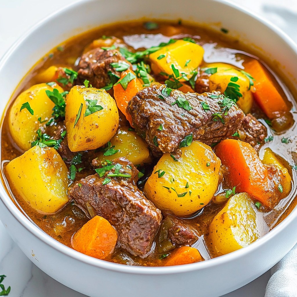 Instant Pot Beef Stew Hearty and Flavorful Meal