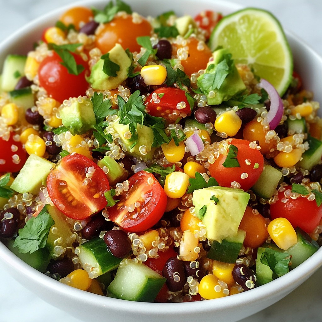 Veggie Loaded Quinoa Salad Vibrant and Healthy Meal
