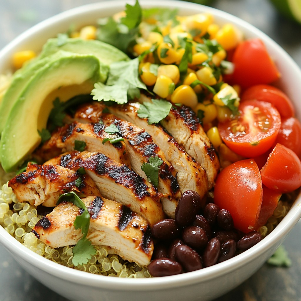Southwest Chicken Burrito Bowls Flavorful Meal Prep