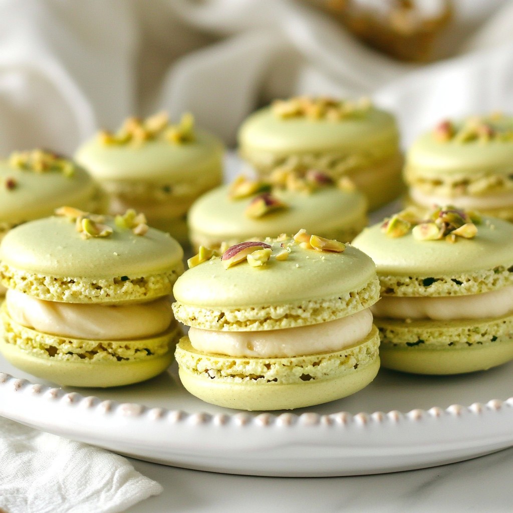 Pistachio Rose Macarons Flavorful and Easy Recipe