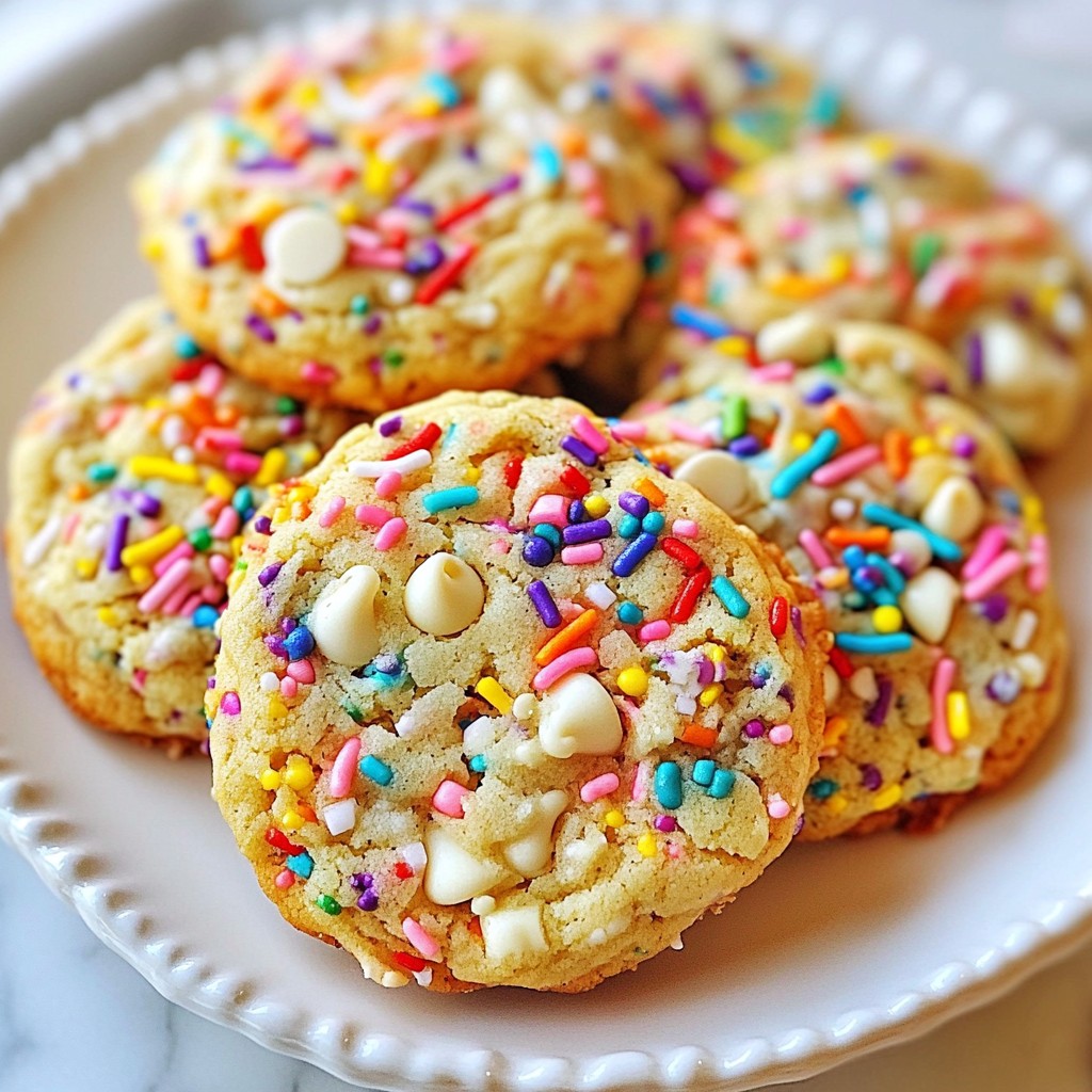 Funfetti Birthday Cake Cookies Delightful and Colorful Treat