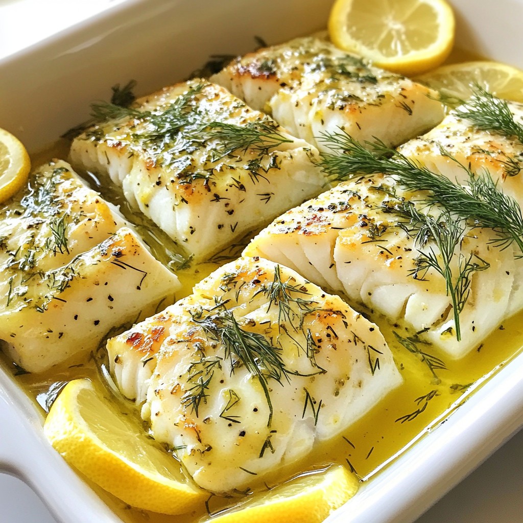 Lemon Dill Baked Cod Flavorful and Simple Dish