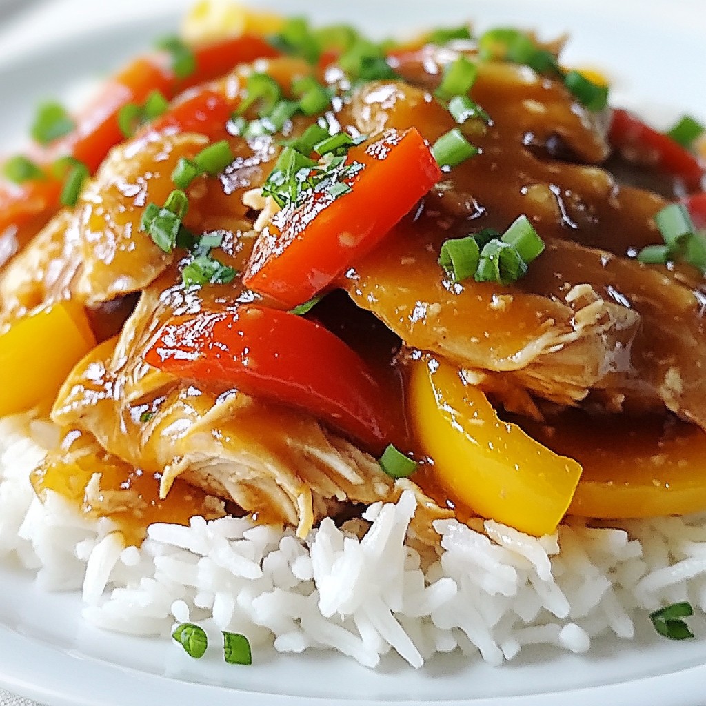 Slow Cooker Honey Garlic Chicken Flavorful Dinner Delight