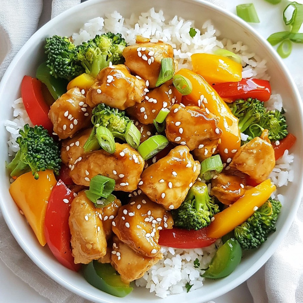 Orange Glazed Chicken Stir Fry Fast and Flavorful Meal