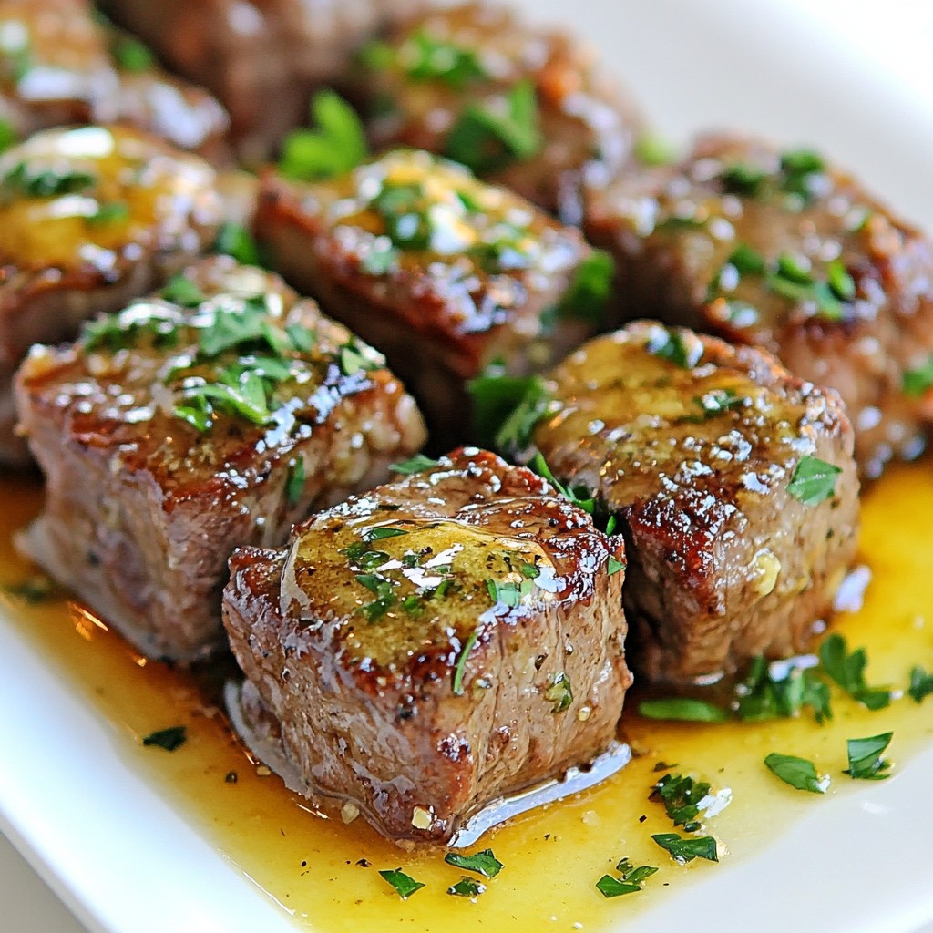 Garlic Butter Steak Bites Savory and Easy Recipe
