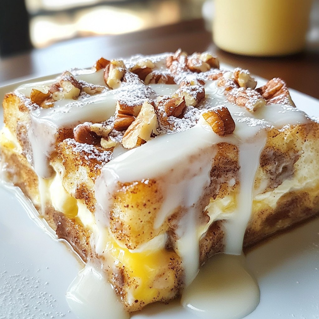 Cinnamon Roll French Toast Bake Fast and Flavorful Recipe