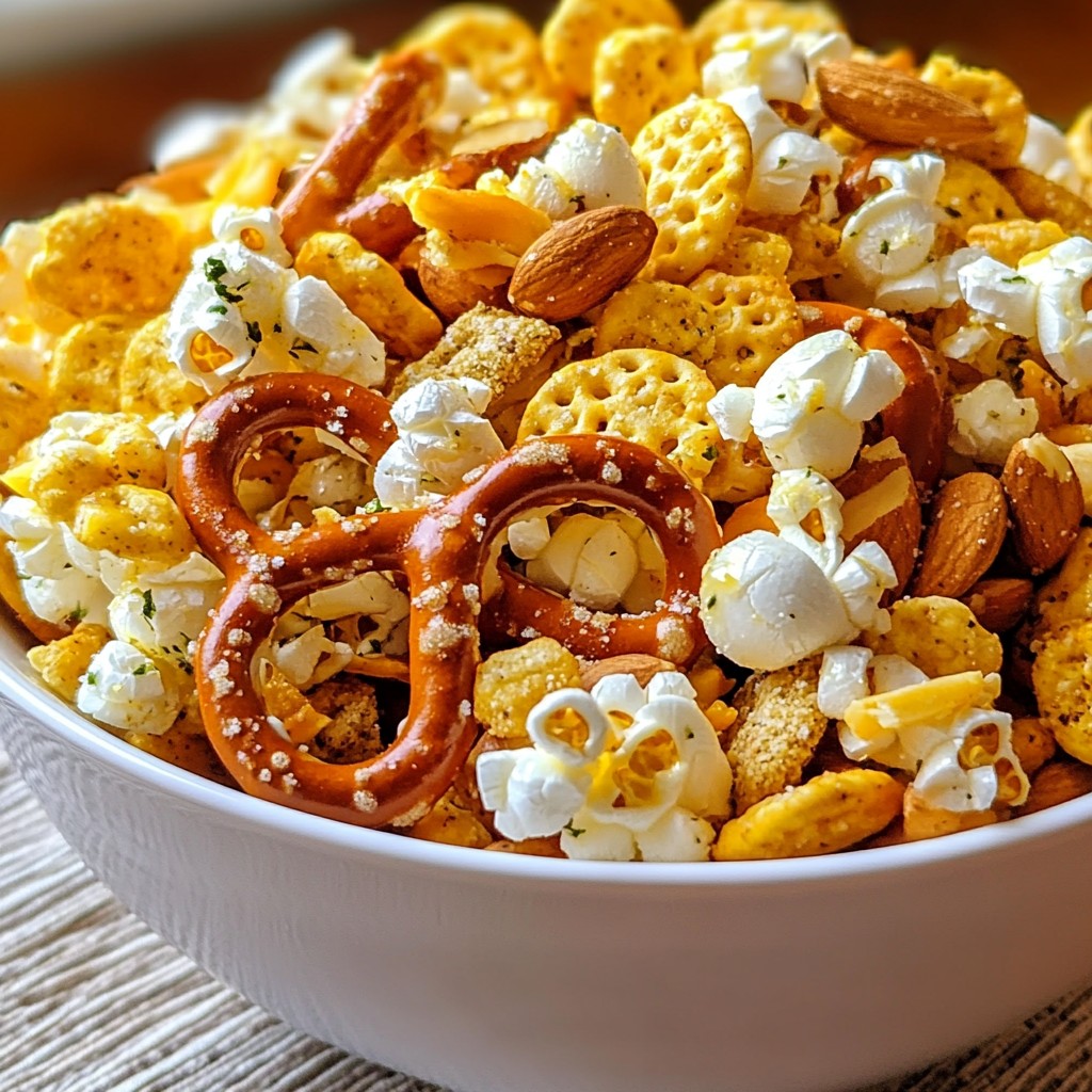 Ranch Pretzel Snack Mix Simple and Tasty Treat