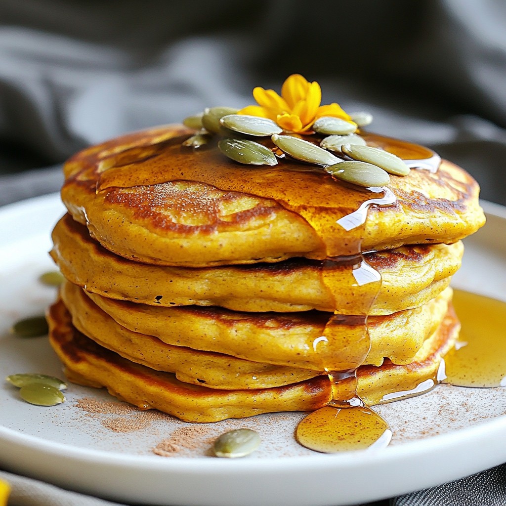 Pumpkin Spice Protein Pancakes Delicious and Simple