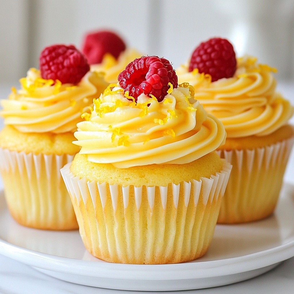 Raspberry Lemonade Cupcakes Delightful Sweet Treat