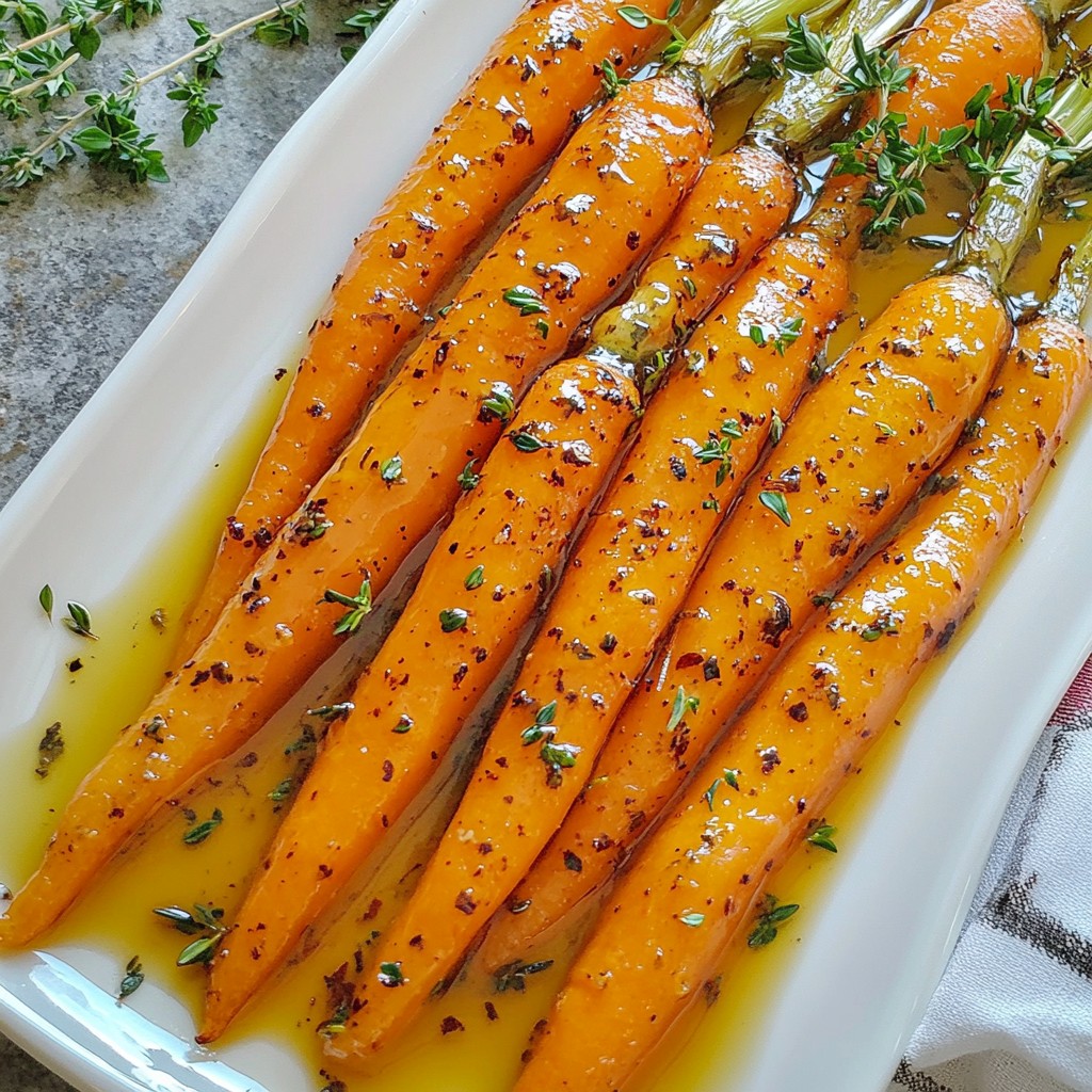 Maple Dijon Roasted Carrots Tasty Flavorful Side