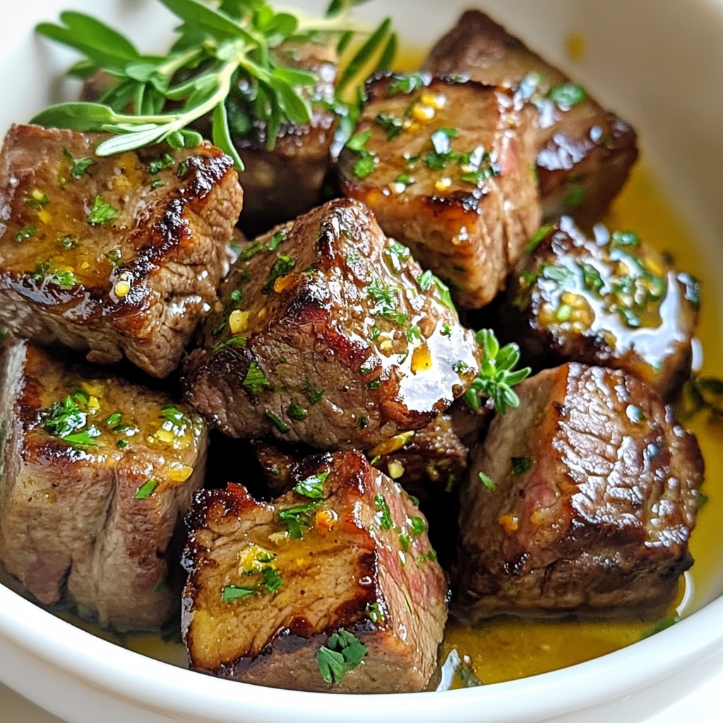 Garlic Butter Steak Bites Juicy and Flavorful Treat
