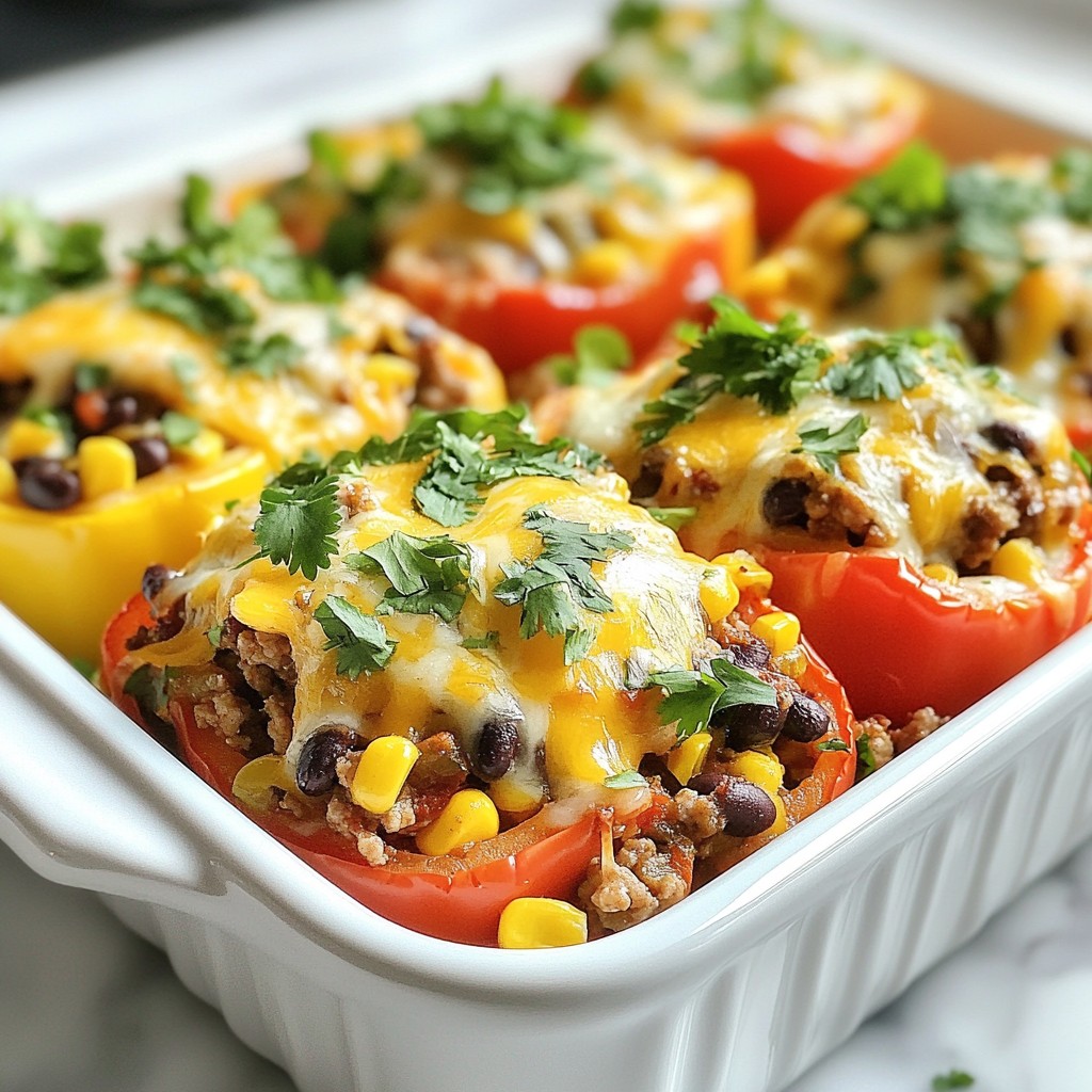 Stuffed Pepper Casserole Flavorful Weeknight Dinner