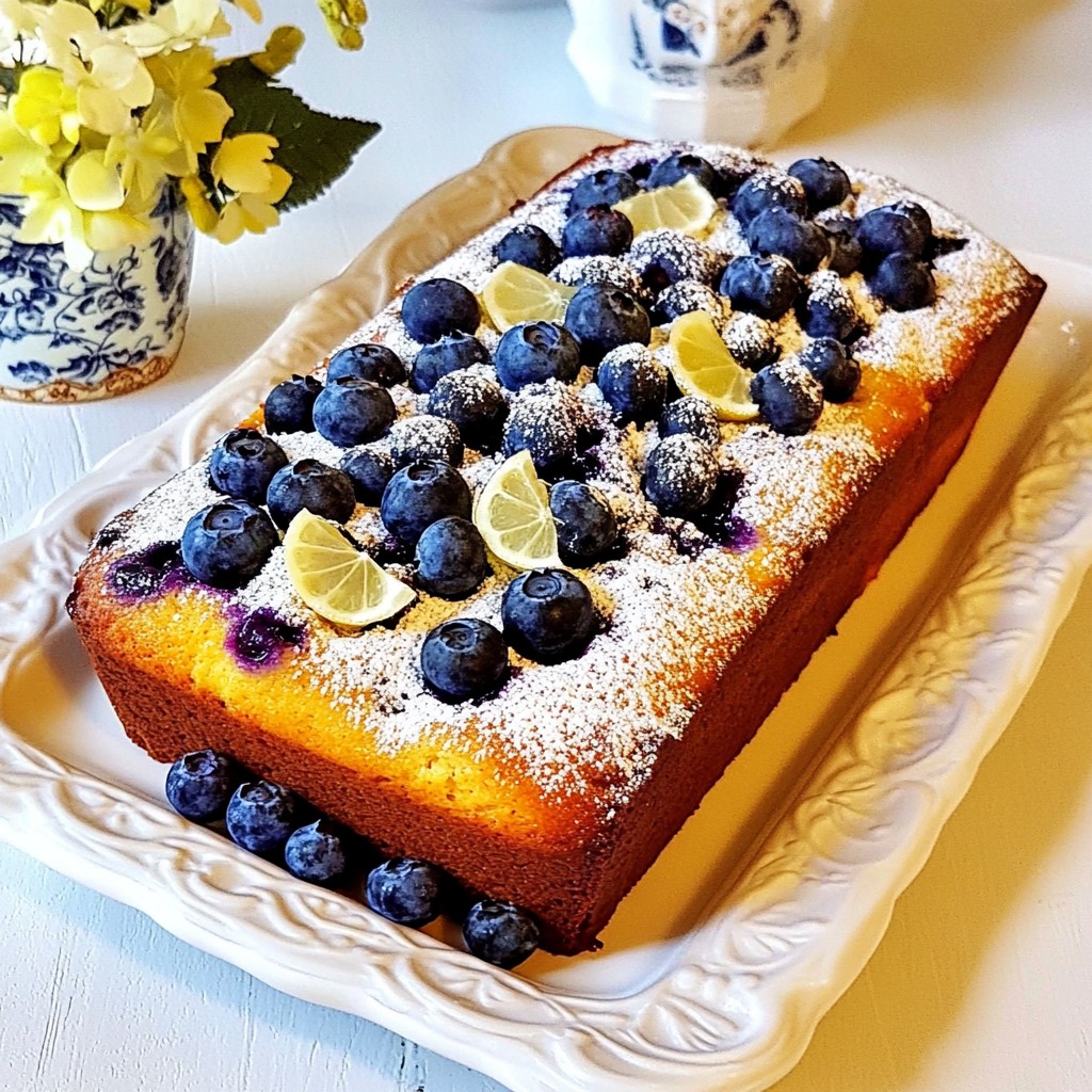 Blueberry Lemon Yogurt Loaf Delightful and Easy Recipe