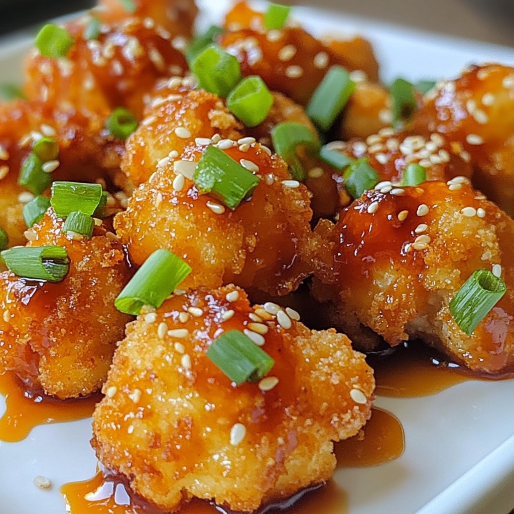 Crispy Honey Sriracha Cauliflower Flavorful Delight
