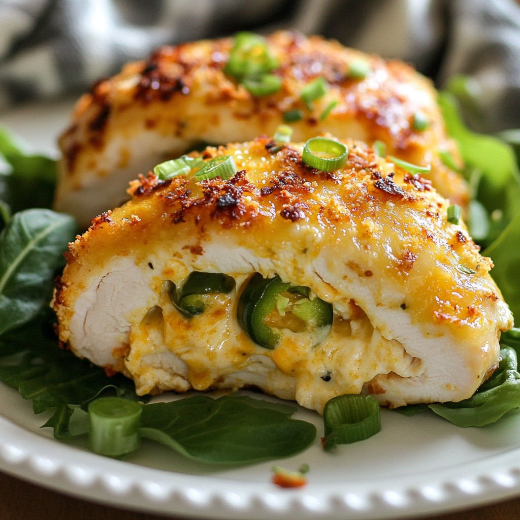 Jalapeño Popper Stuffed Chicken Flavorful Dinner Recipe