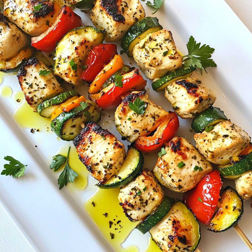 Greek Yogurt Marinated Chicken Kebabs Flavor Boost