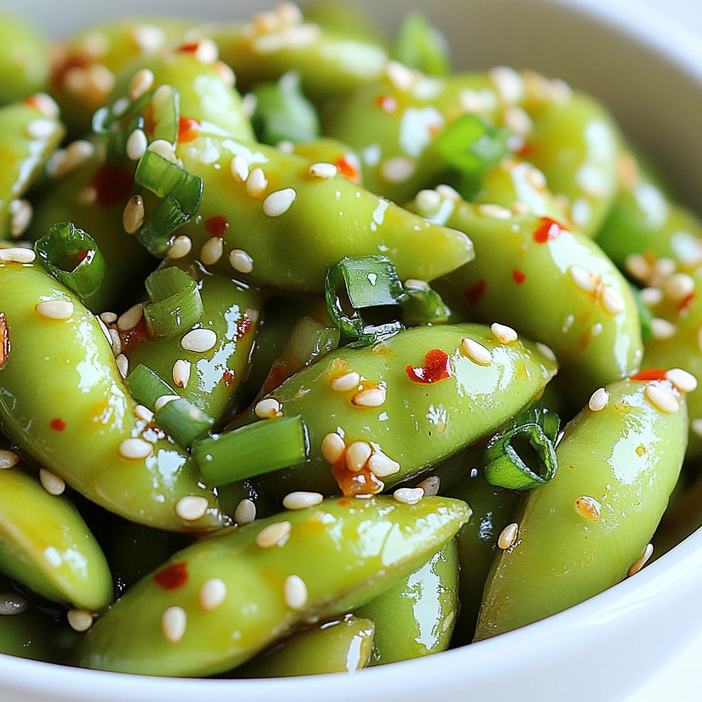 Spicy Garlic Edamame Irresistible Flavor Boost