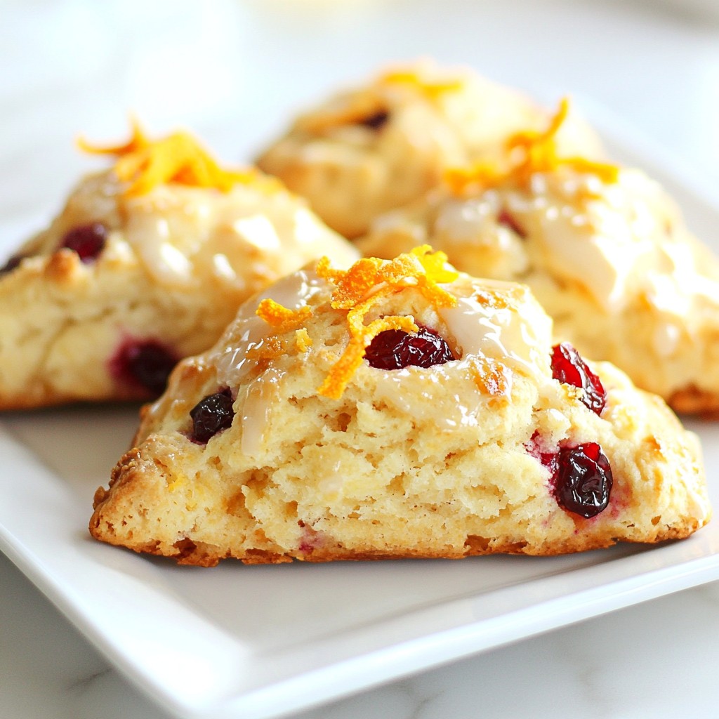 Cranberry Orange Scones Delightful and Simple Recipe